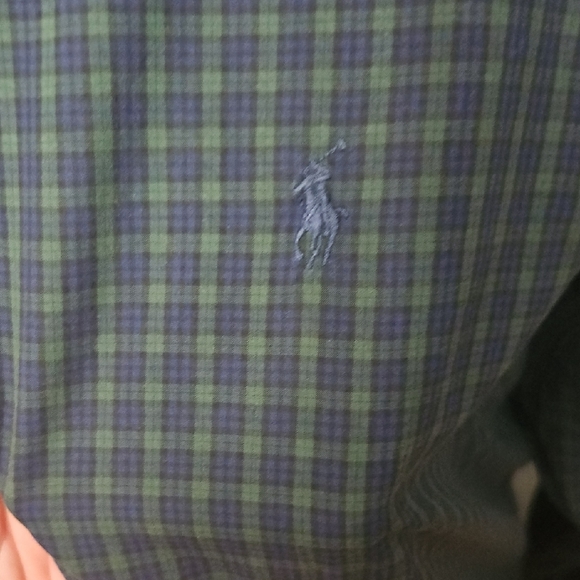 Polo Ralph Lauren Men's Navy Checkered Casual Shirt - Picture 8 of 11